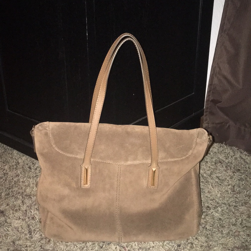 Elizabeth and James suede purse